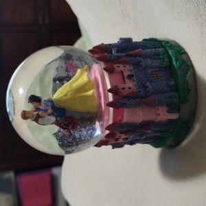 Vintage Disney Snow White, Snow Globe, Spinner